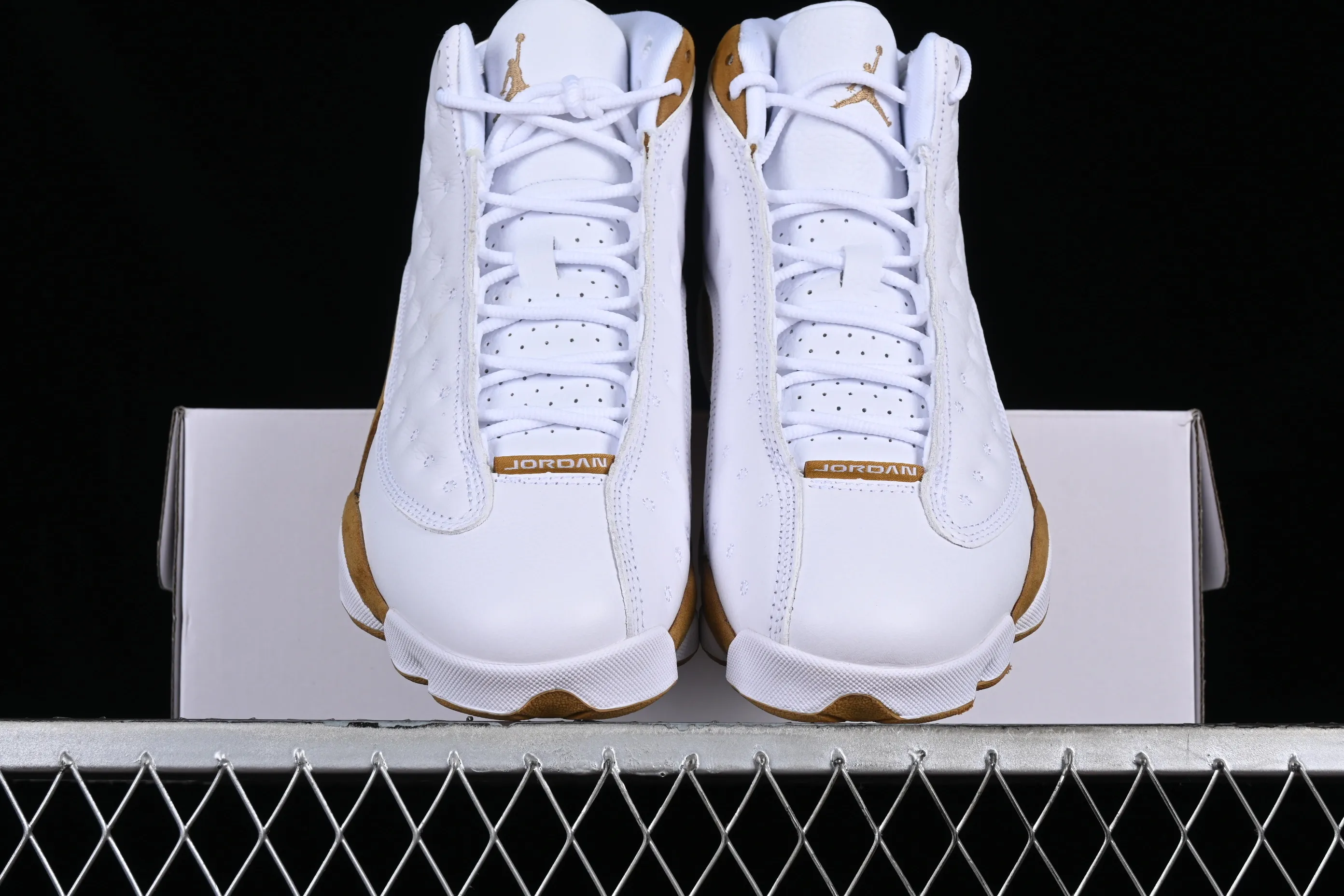All categories Air Jordan Jordan series basketball shoes Air Jordan 13 pure original Air Jordan 13 Retro "Wheat" AJ13 Joe 13 wheat brown real carbon real cat eye 414571-171
